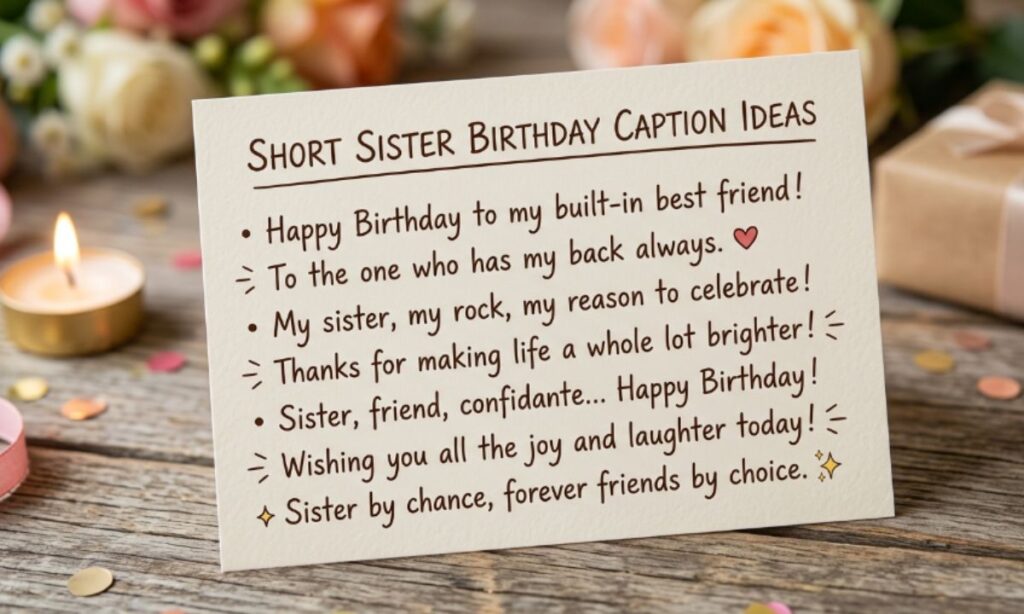 Short Captions Ideas