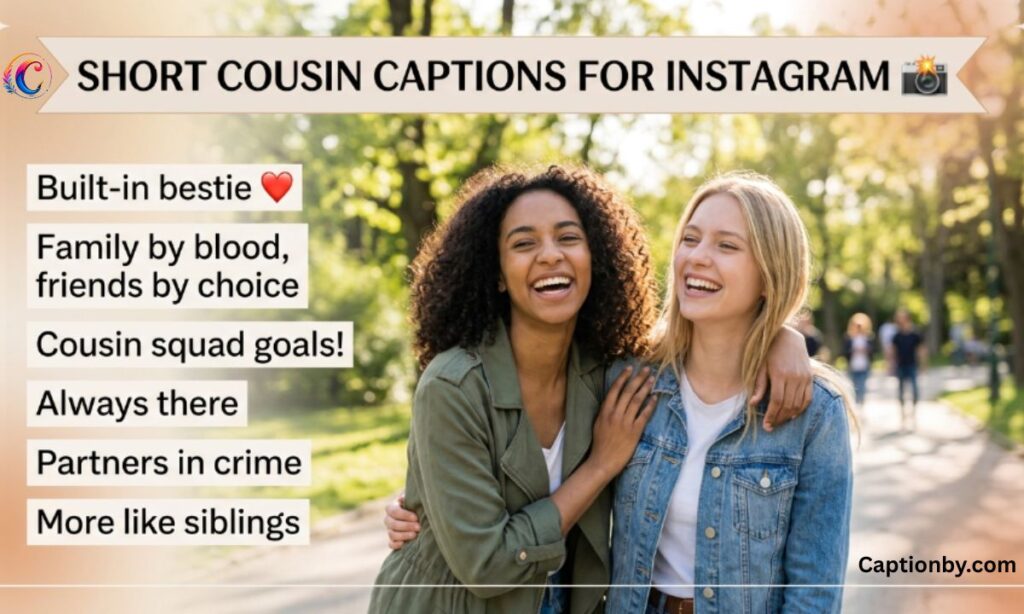 Short Cousin Captions for Instagram 📸