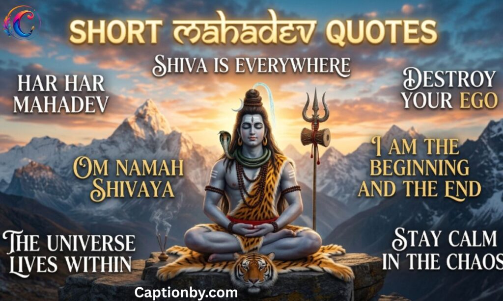 Short Mahadev Quotes