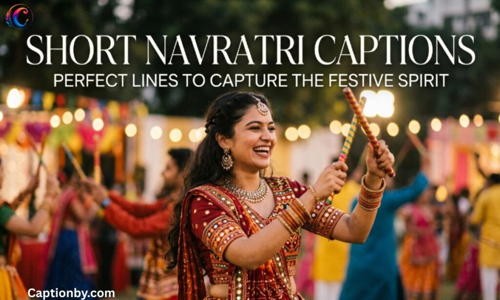 Short Navratri Captions for Instagram