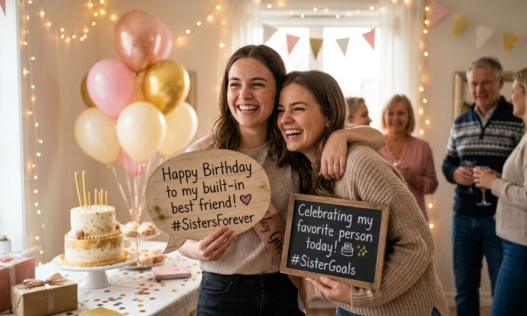 Sister Birthday Party Captions