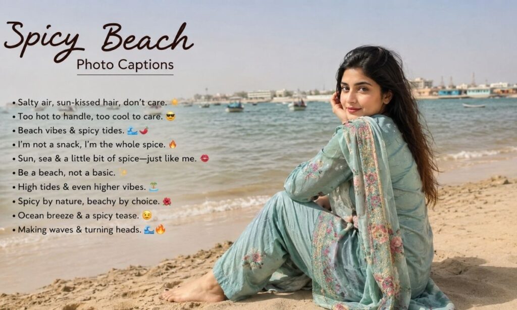 Spicy Beach Photo Captions