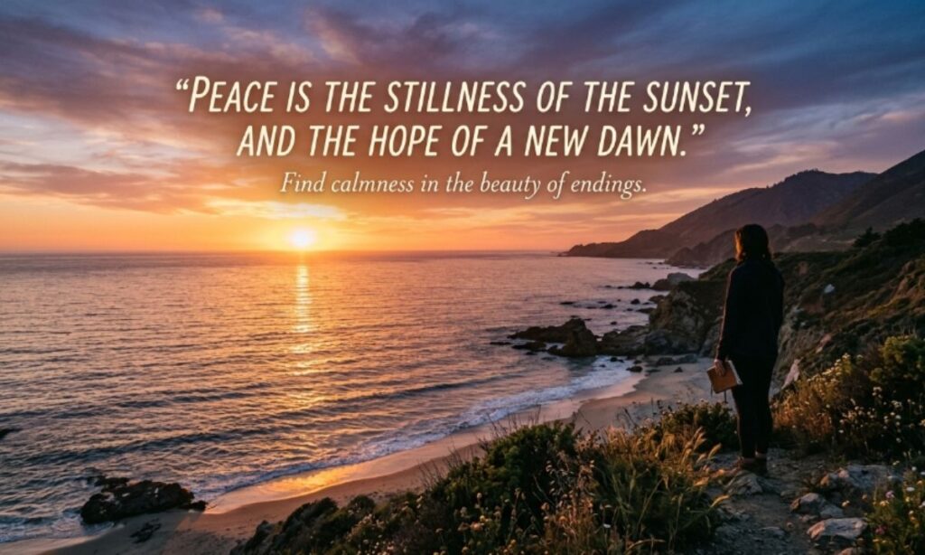 Sunset And Peace Quotes