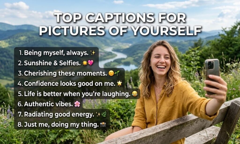 Top Captions for Pictures of Yourself
