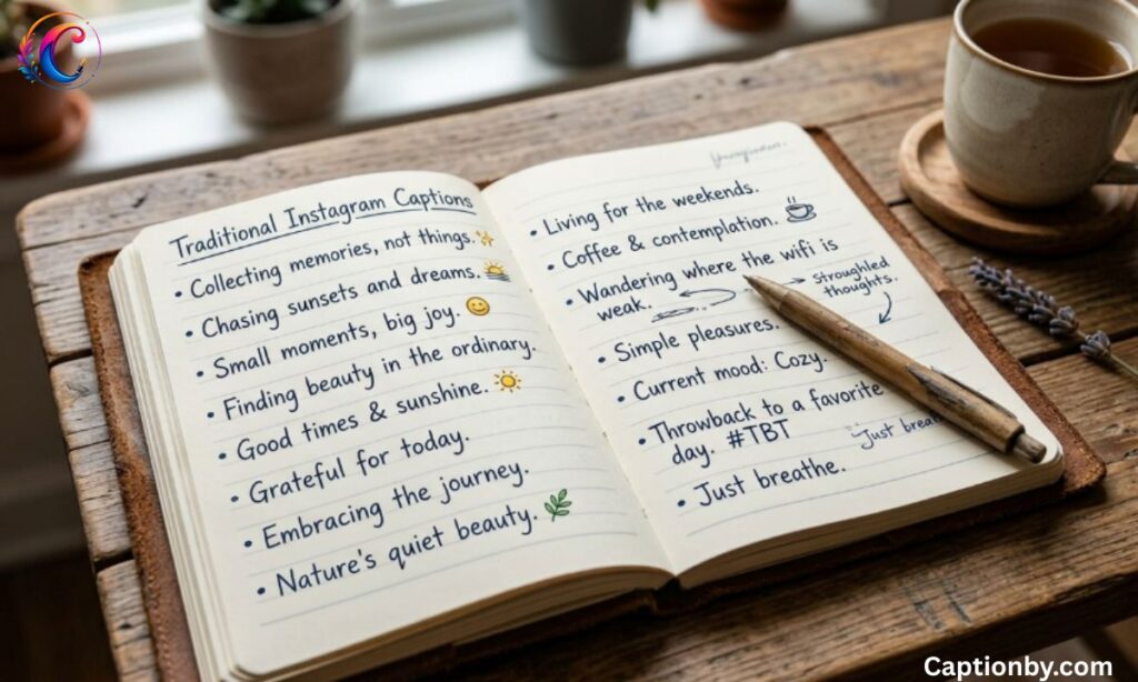 Traditional Captions for Instagram in English