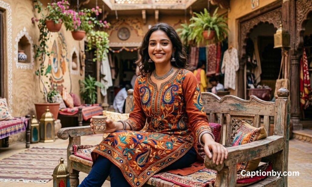Traditional Kurti Captions for Instagram