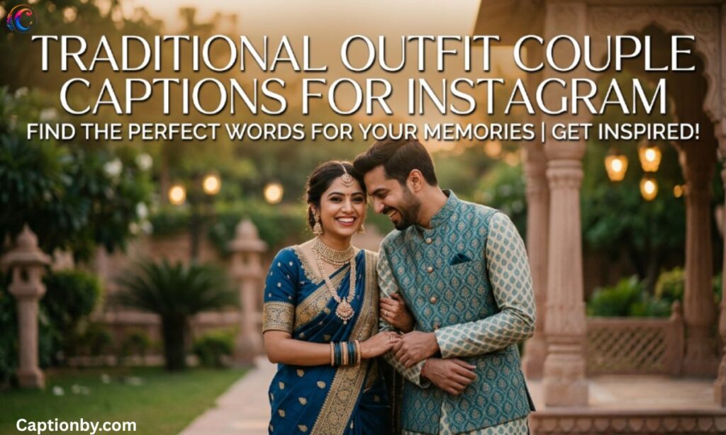 Traditional Outfit Couple Captions for Instagram
