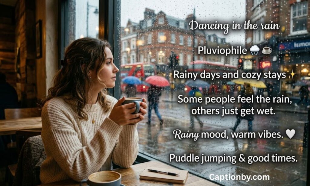 Trendy Rain Captions for Instagram