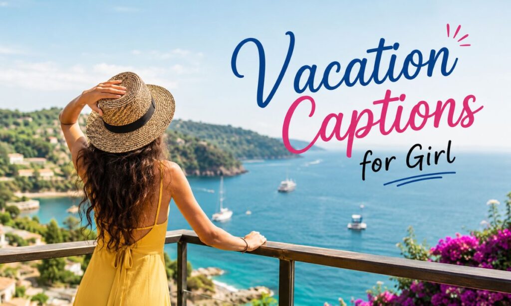 Vacation Captions for Girl