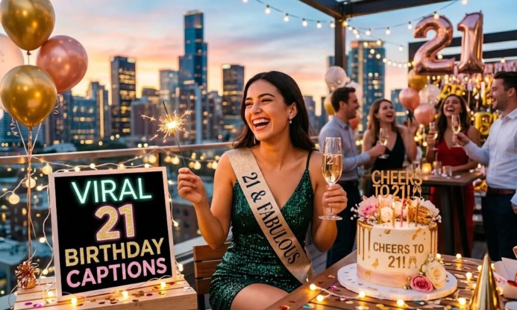 Viral 21 Birthday Captions