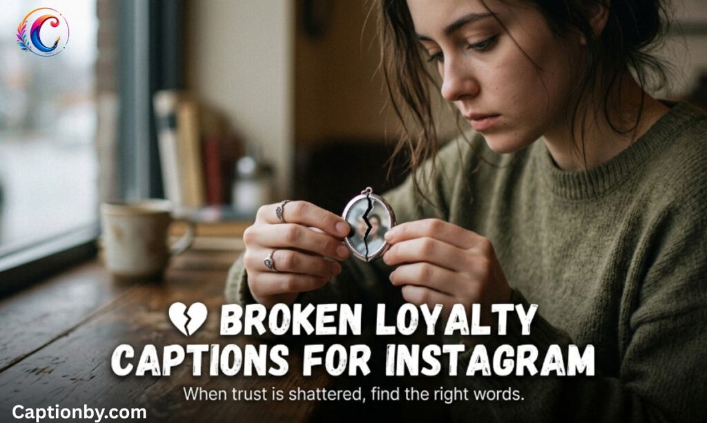 💔 Broken Loyalty Captions For Instagram