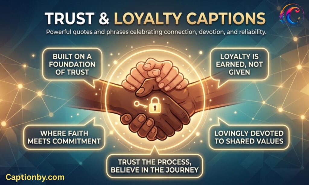 🤝 Trust and Loyalty Captions