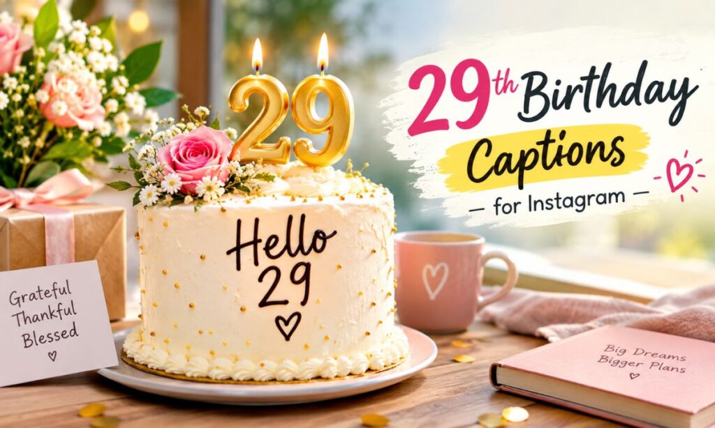 29th Birthday Captions for Instagram