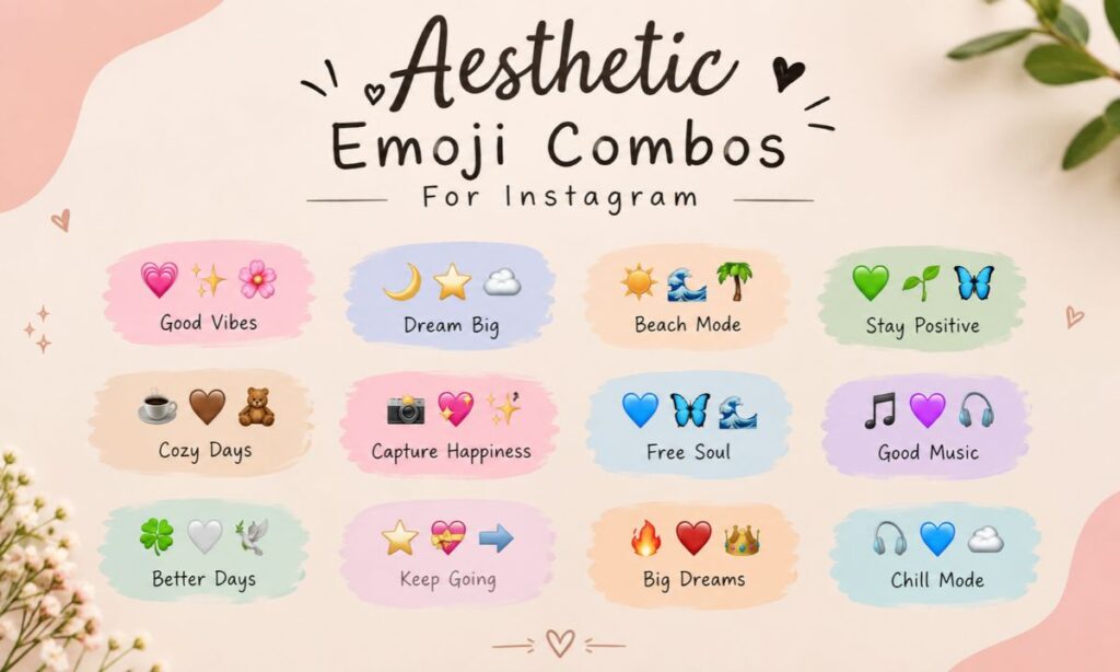Aesthetic Emoji Combos For Instagram