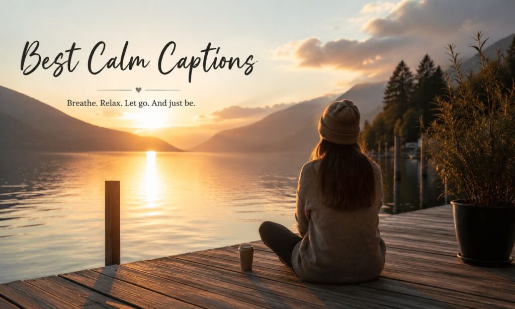 Best Calm Captions