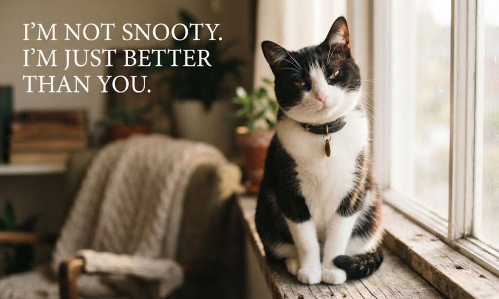 Cat Attitude Captions