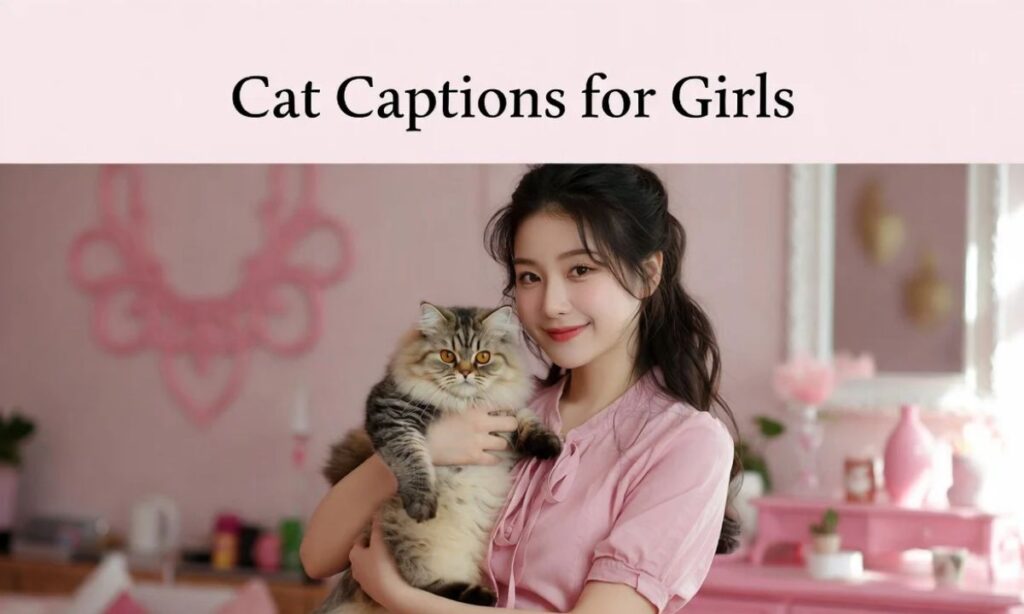 Cat Captions for Instagram for Girl