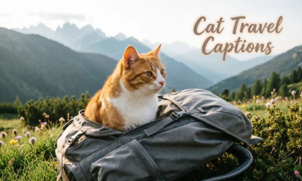 Cat Travel Captions