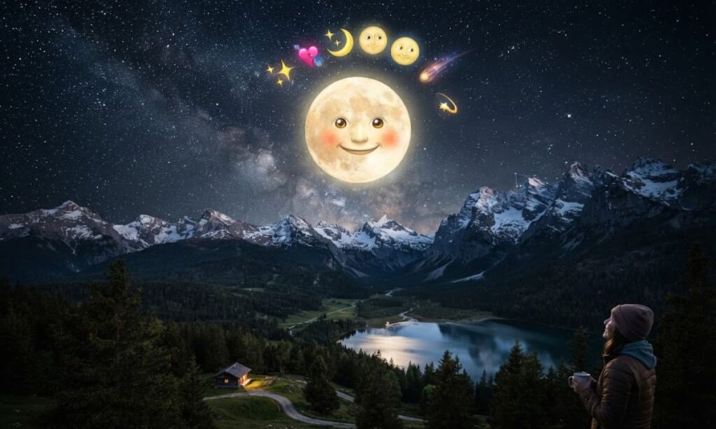 Cute Emoji Combos Moon