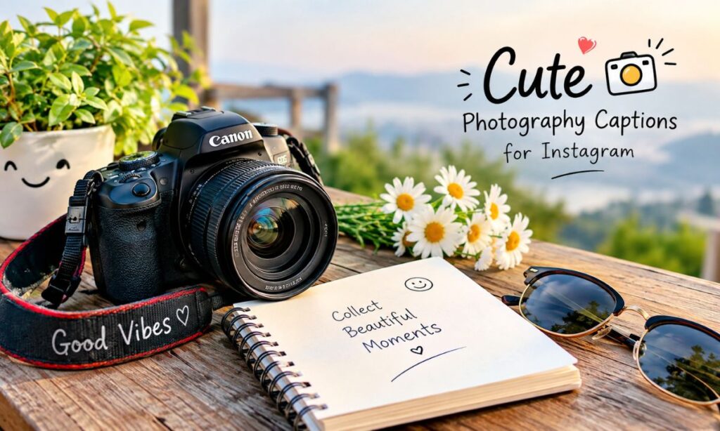 Cute Photography Captions for Instagram 📸