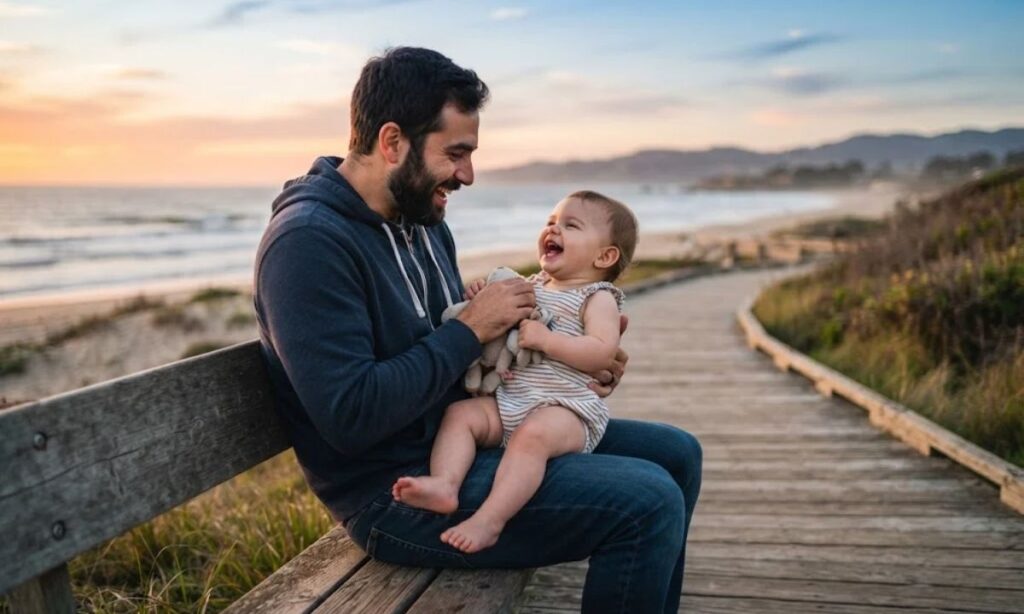 Dad and Baby Captions
