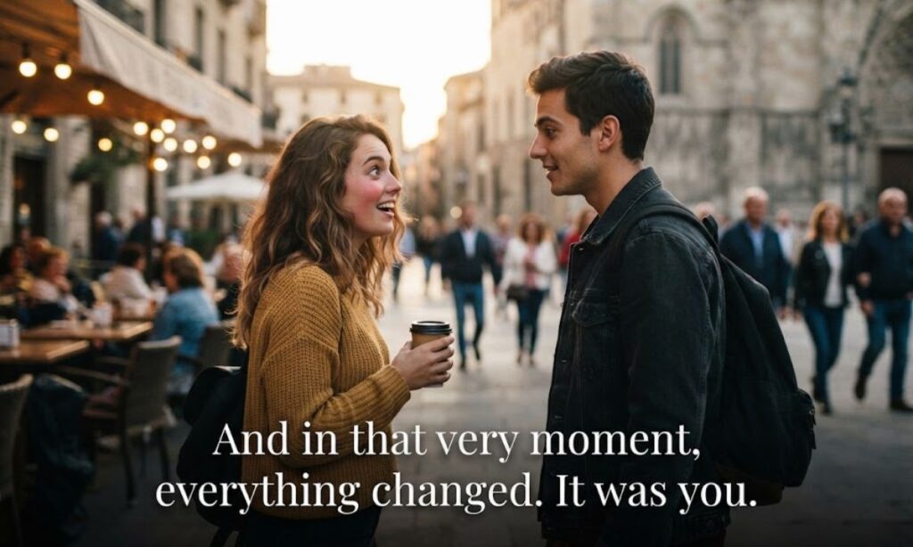 Emotional Love at First Sight Captions