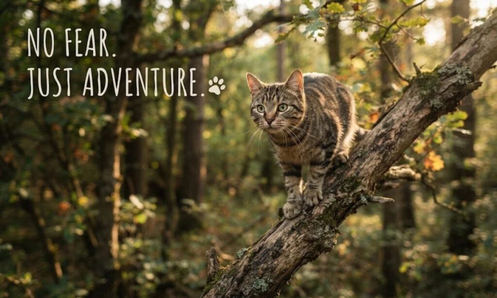 Fearless Cat Captions