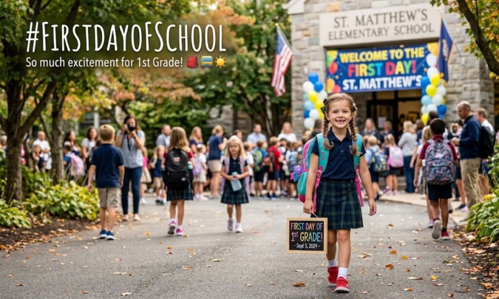 First Day School Captions