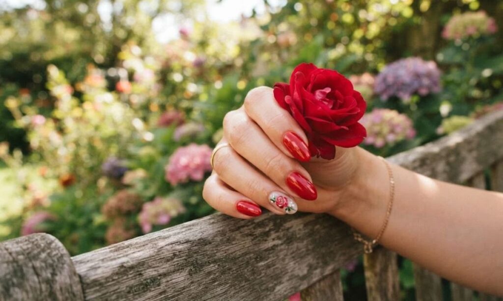 Flower Nail Captions for Instagram