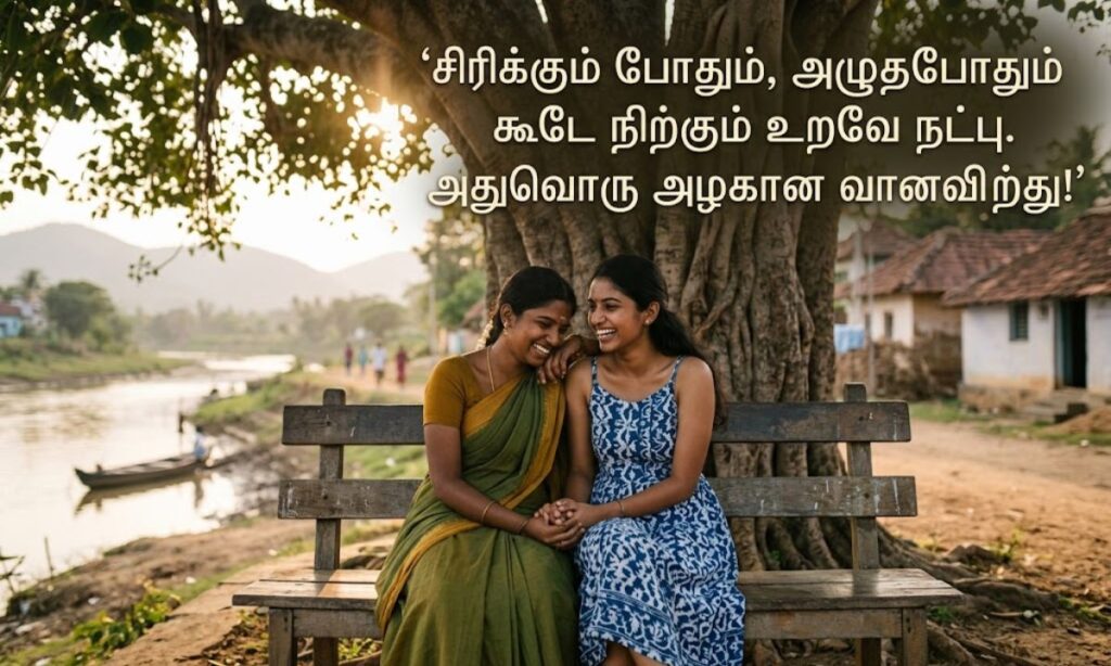 Heart Touching Friendship Captions in Tamil Text & Font