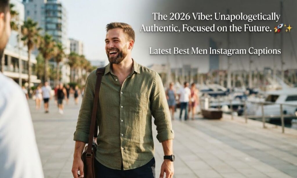 Latest Best Men Instagram Captions in 2026