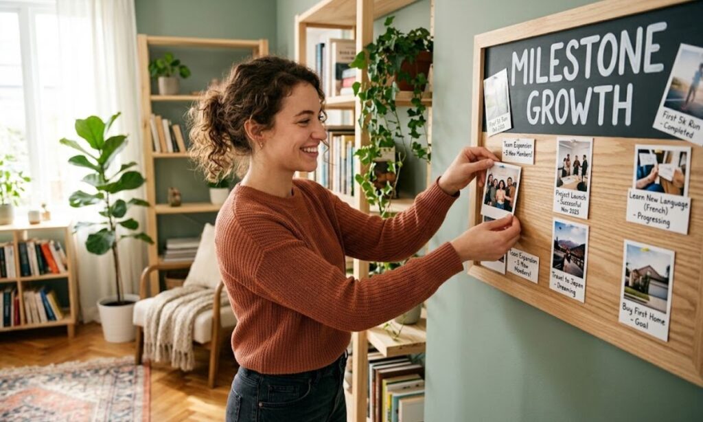 Milestone Growth Captions
