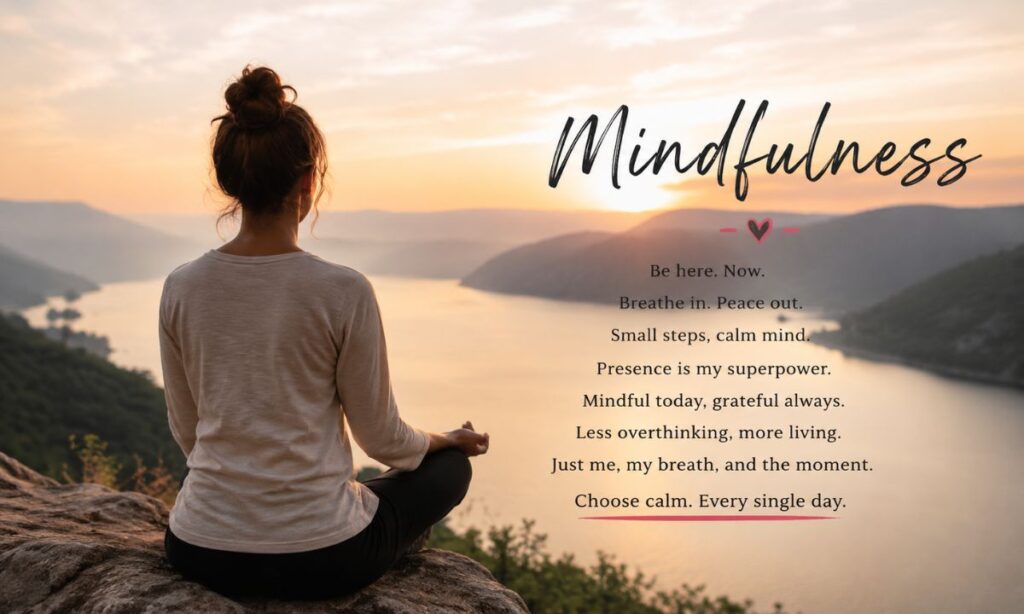 Mindfulness Instagram Captions