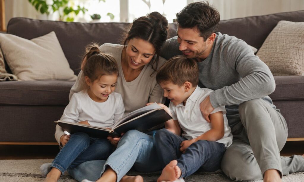 Peaceful Family Moments