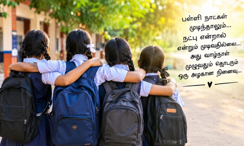School Friendship Captions in Tamil