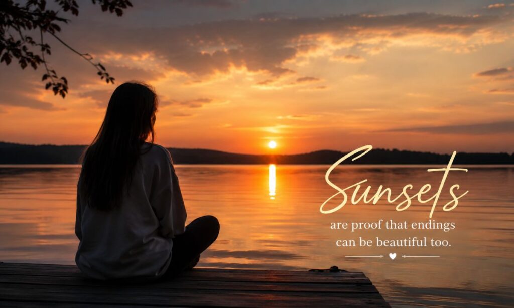 Sunset Calm Captions