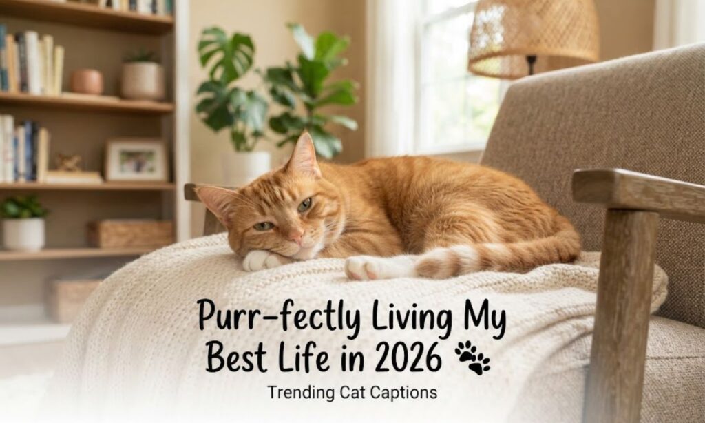 Trending Cat Captions 2026