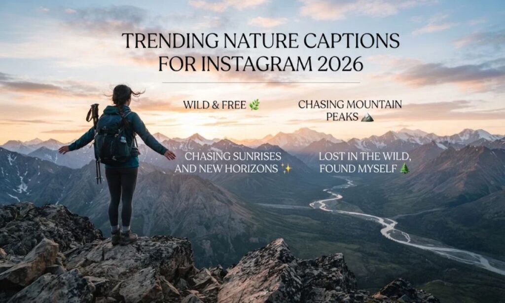Trending Nature Captions for Instagram 2026