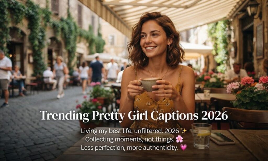 Trending Pretty Girl Captions 2026