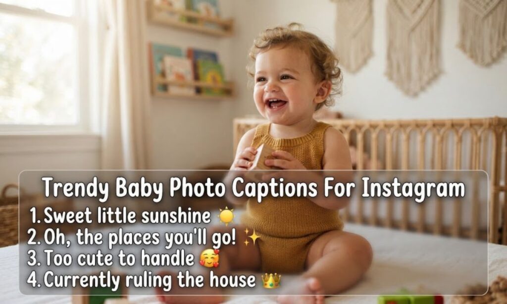 Trendy Baby Photo Captions For Instagram