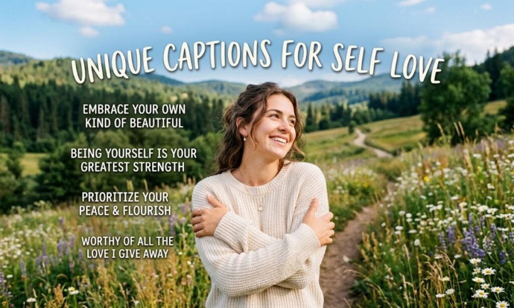 Unique Captions for Self Love
