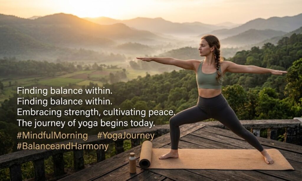 Yoga Captions in English