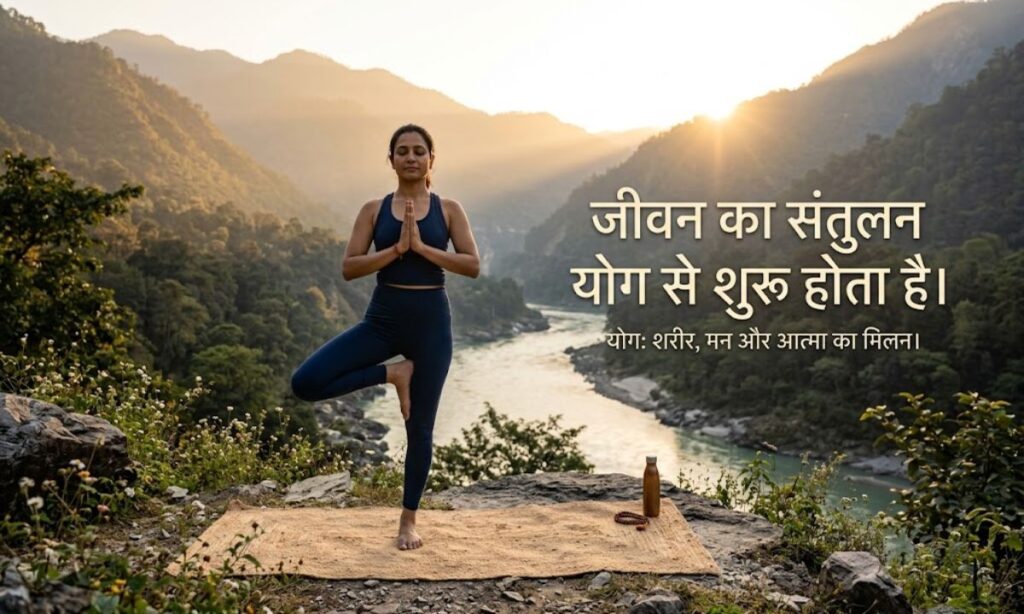 Yoga Captions in Hindi