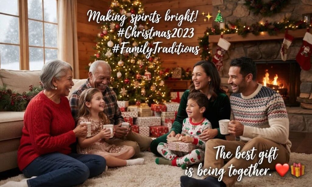 🎄 Christmas Family Picture Captions For Instagram