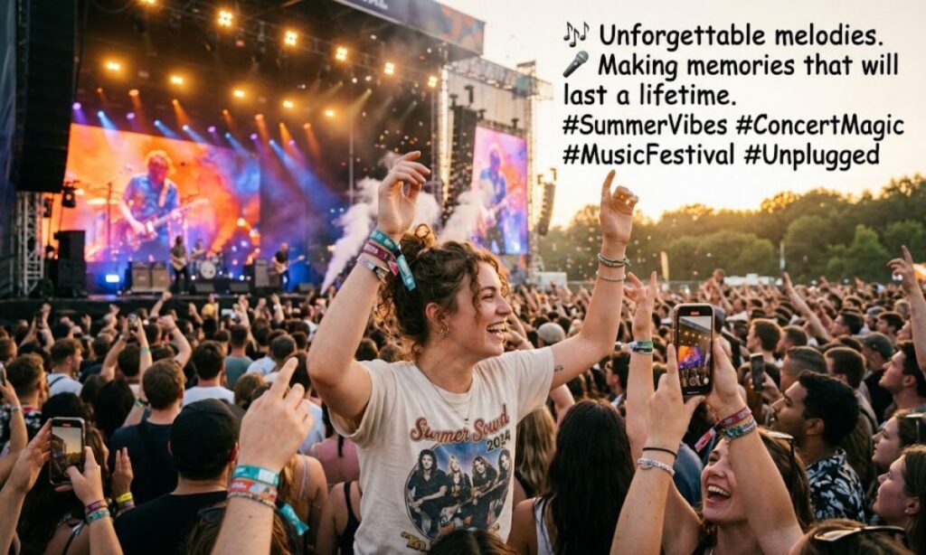 🎶 Music & Concert Memories Captions for Instagram