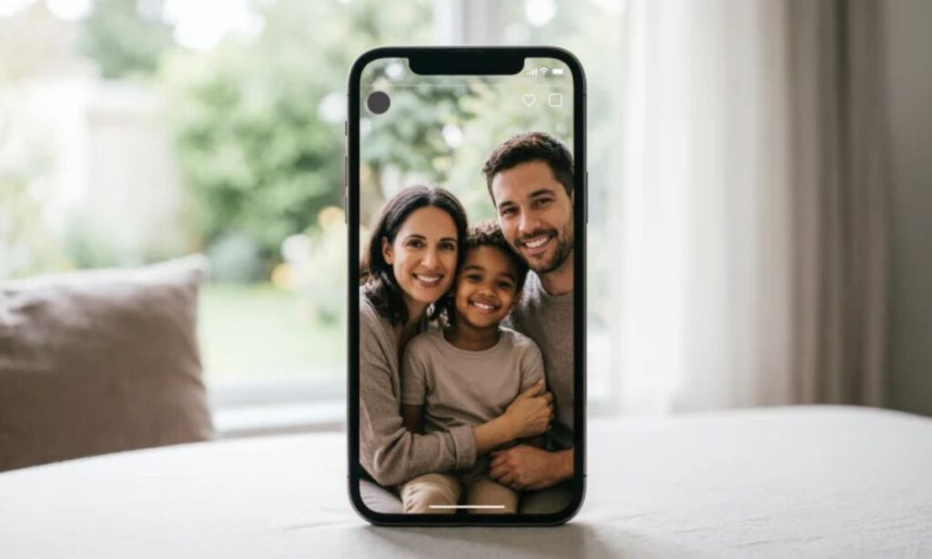 📝 Family Photo Status Captions
