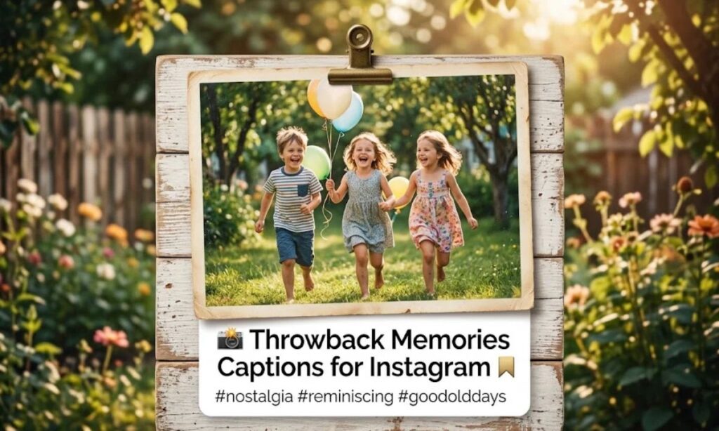 📷 Throwback Memories Captions for Instagram