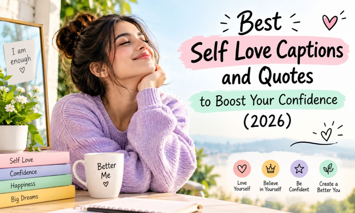 300+ Best Self Love Captions and Quotes to Boost Your Confidence (2026)💖✨