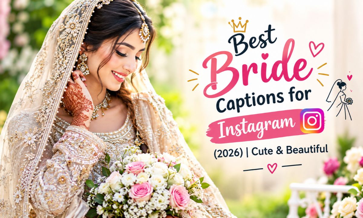360+ Best Bride Captions for Instagram (2026) _ Cute & Beautiful👰💖