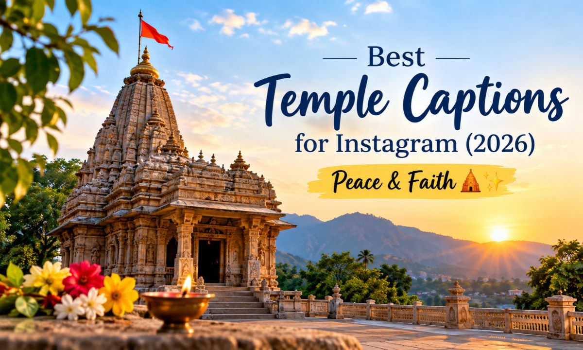 500+ Best Temple Captions for Instagram (2026) _ Peace & Faith🛕✨ 